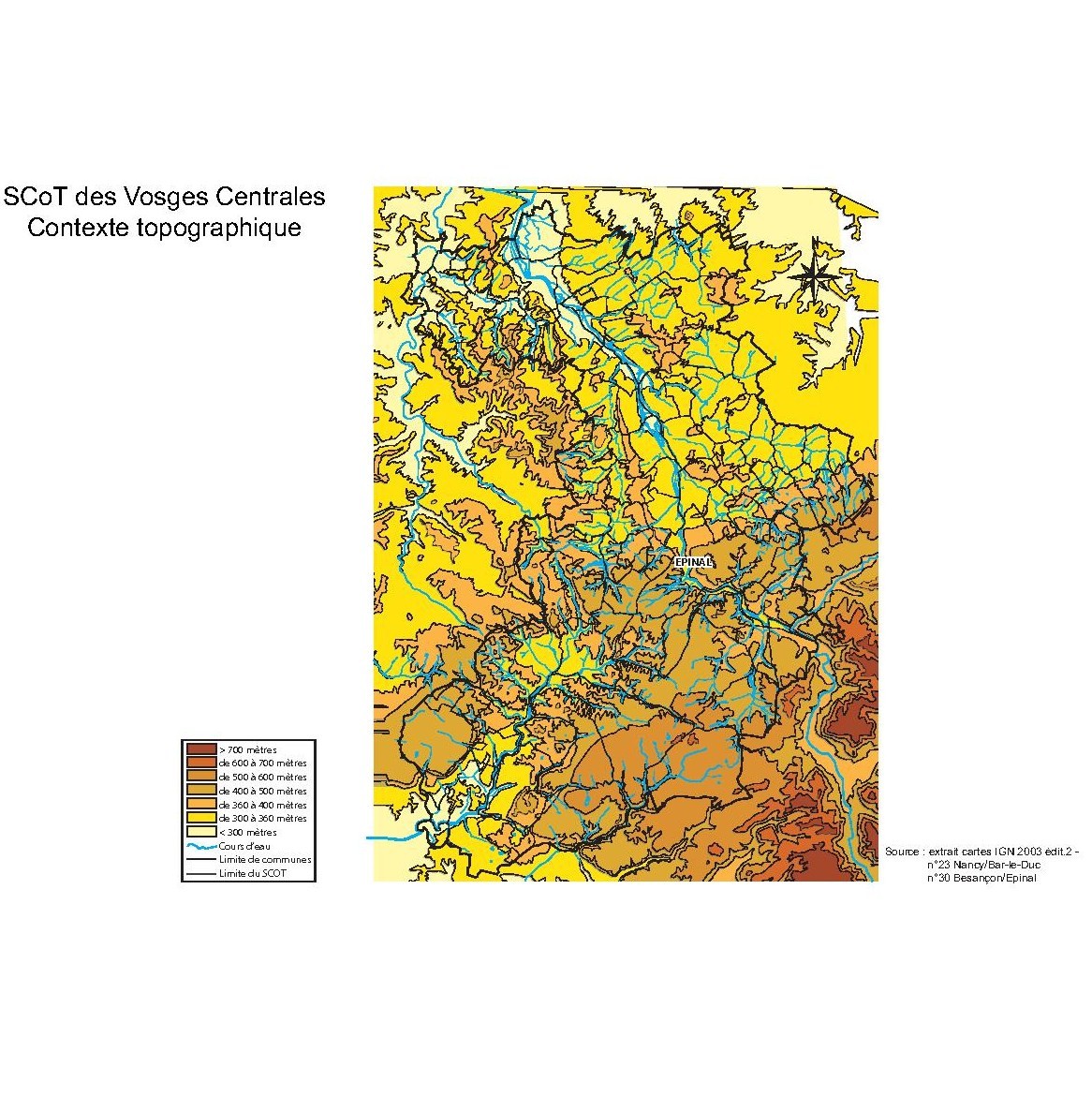 Contexte topographique